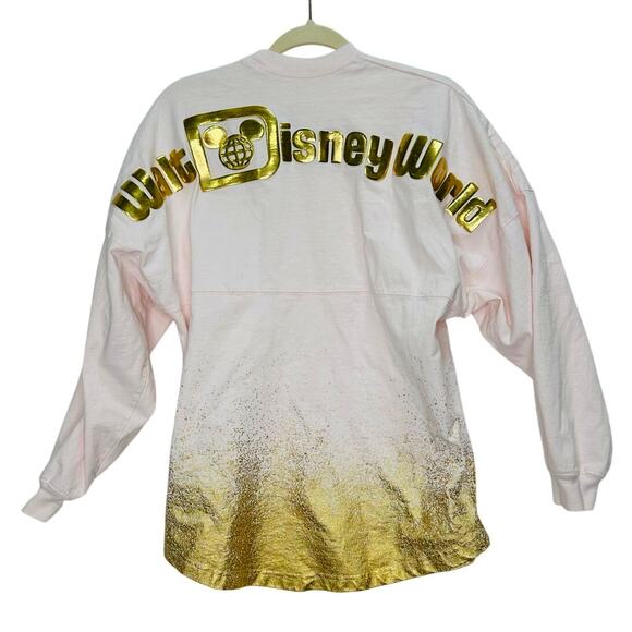 2021 Walt Disney World Spirit Jersey – Blush Pink with Gold Foil Logo Size Small - Picture 2 of 8